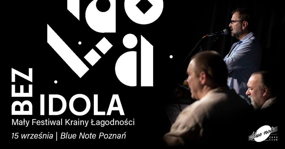 Baner promujący wydarzenie. Nazwa wydarzenia i zdjęcie artystów.