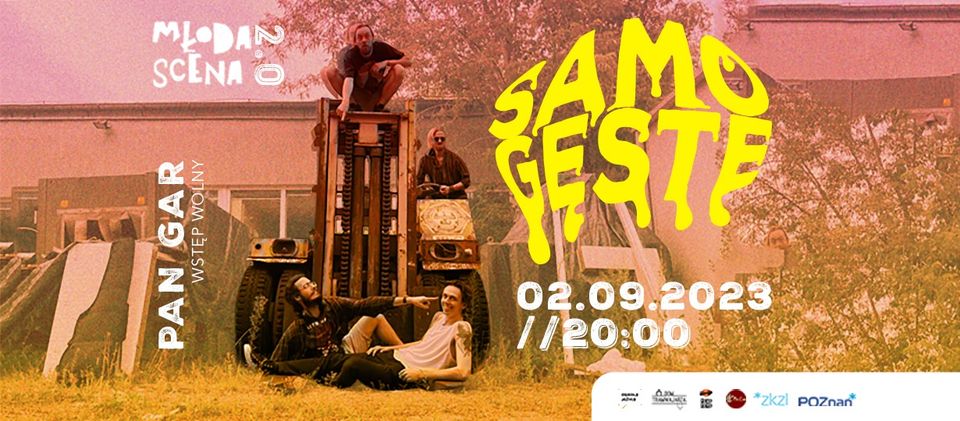 Baner promujący wydarzenie. Nazwa wydarzenia i zdjęcie artystów.