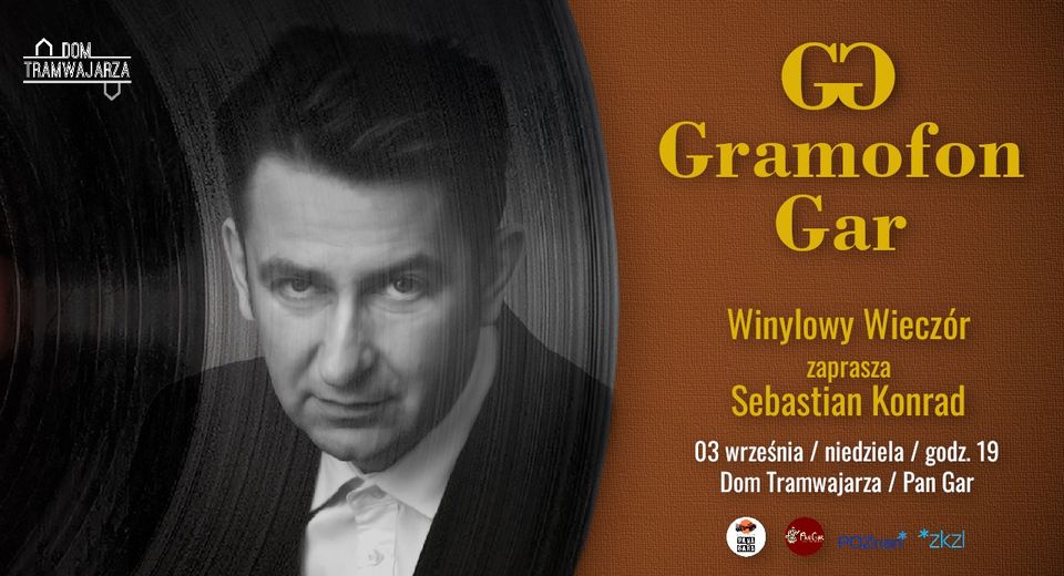 Baner promujący wydarzenie. Nazwa wydarzenia i zdjęcie artysty.