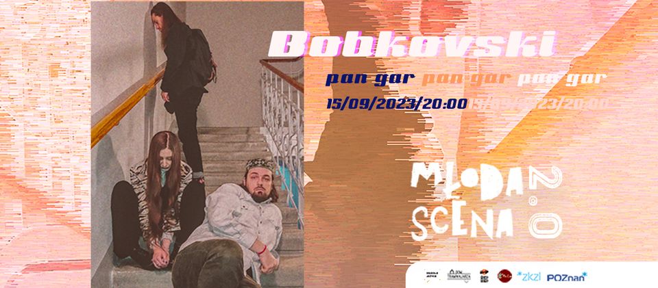 Baner promujący wydarzenie. Nazwa wydarzenia i zdjęcie artystów.