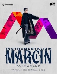 Baner promujący wydarzenie. Nazwa wydarzenia i zdjęcie artysty.