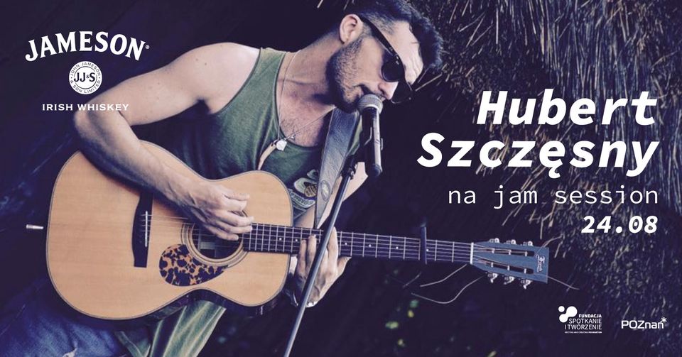 Baner promujący wydarzenie. Nazwa wydarzenia i zdjęcie artysty.
