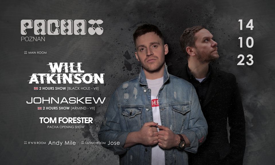 Baner promujący wydarzenie. Nazwa wydarzenia i zdjęcie artystów.