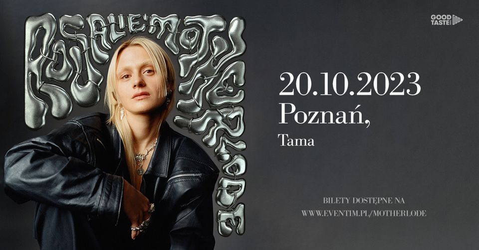 Baner promujący wydarzenie. Nazwa wydarzenia i zdjęcie artystki.