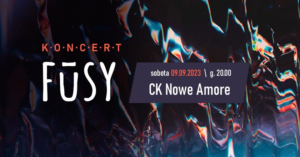 Baner promujący wydarzenie. Nazwa wydarzenia i zdjęcie artystów.