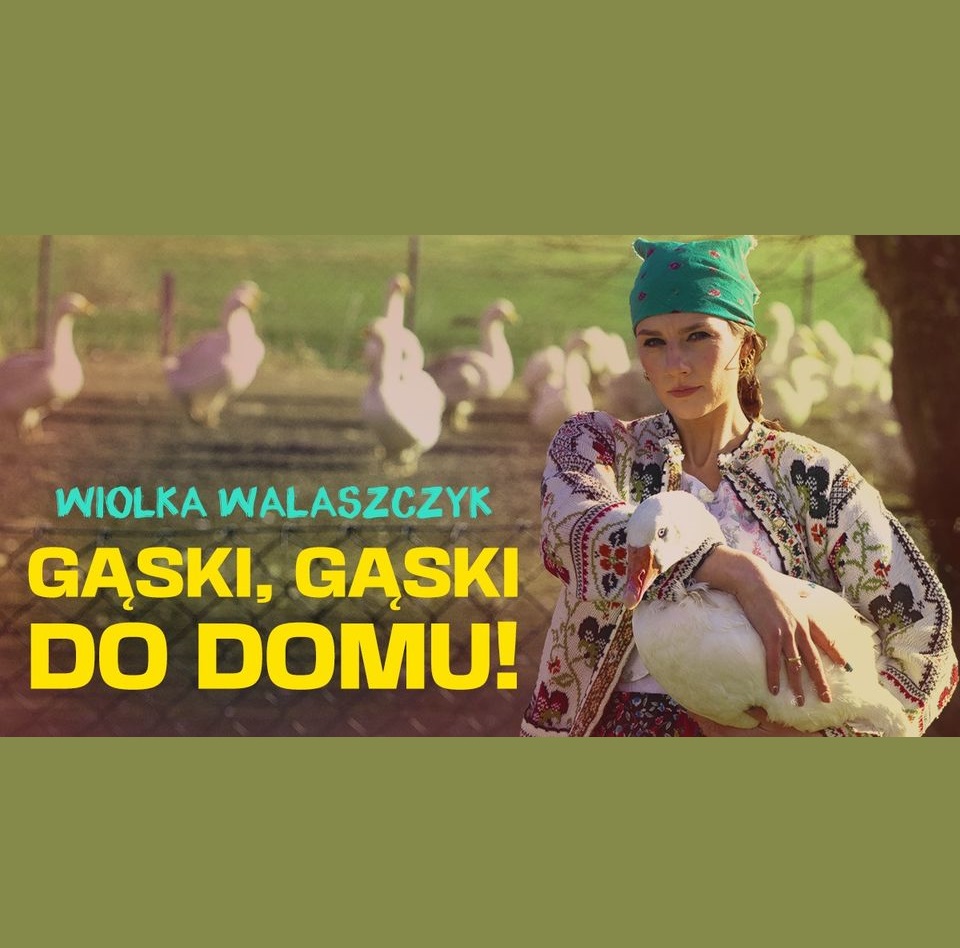 Baner promujący wydarzenie. Nazwa wydarzenia i zdjęcie artystki.