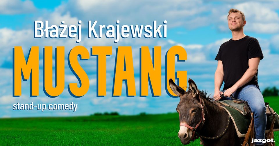 Baner promujący wydarzenie. Nazwa wydarzenia i zdjęcie artysty.