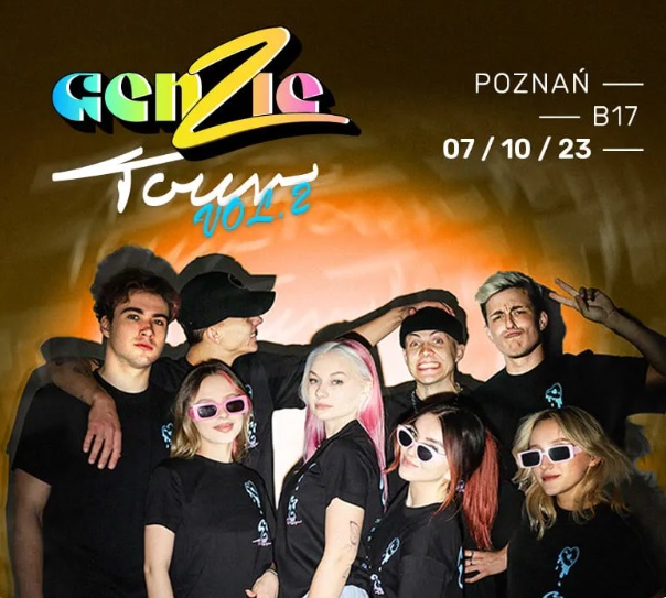 Baner promujący wydarzenie. Nazwa wydarzenia i zdjęcie artystów.