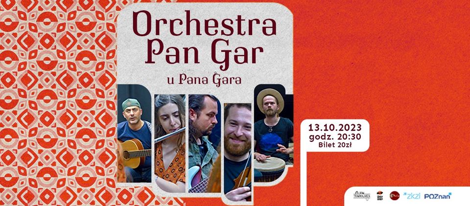 Baner promujący wydarzenie. Nazwa wydarzenia i zdjęcie artystów.