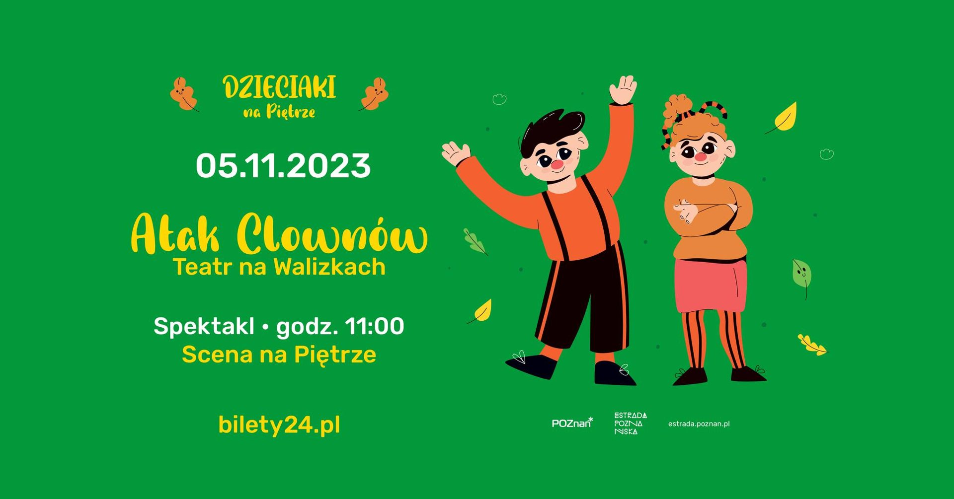 Baner promujący wydarzenie. Nazwa wydarzenia i data.