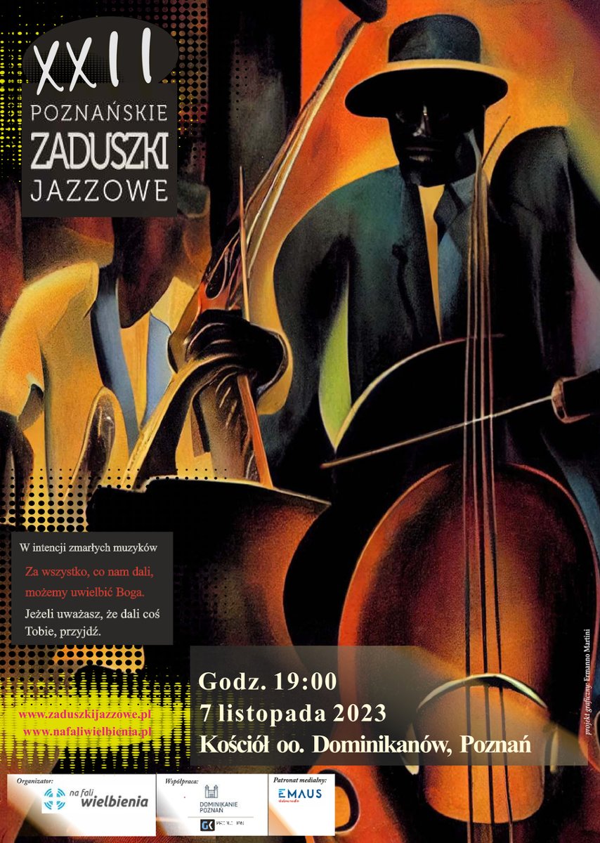 Baner promujący wydarzenie. Nazwa wydarzenia i data.