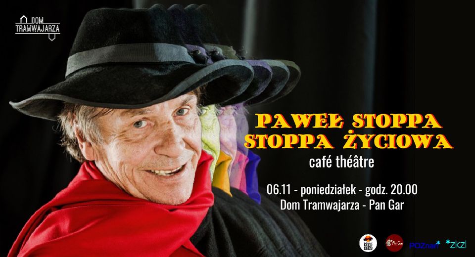 Baner promujący wydarzenie. Nazwa wydarzenia i zdjęcie artysty.