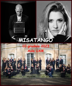 Baner promujący wydarzenie. Nazwa wydarzenia i zdjęcie artystów.