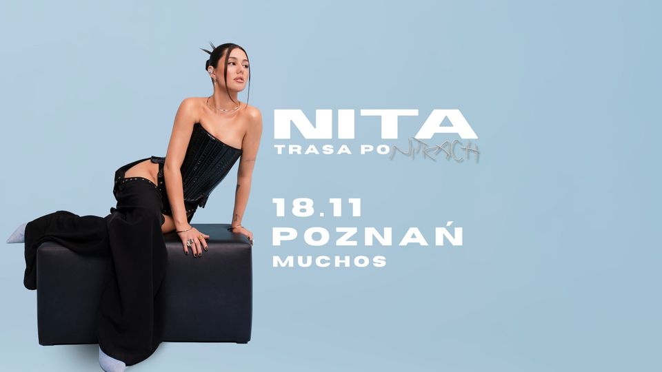 Baner promujący wydarzenie. Nazwa wydarzenia, data i zdjęcie Artystki.