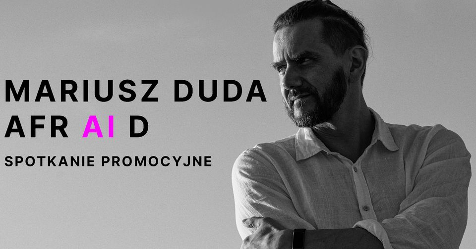 Baner promujący wydarzenie. Nazwa wydarzenia i zdjęcie artysty.