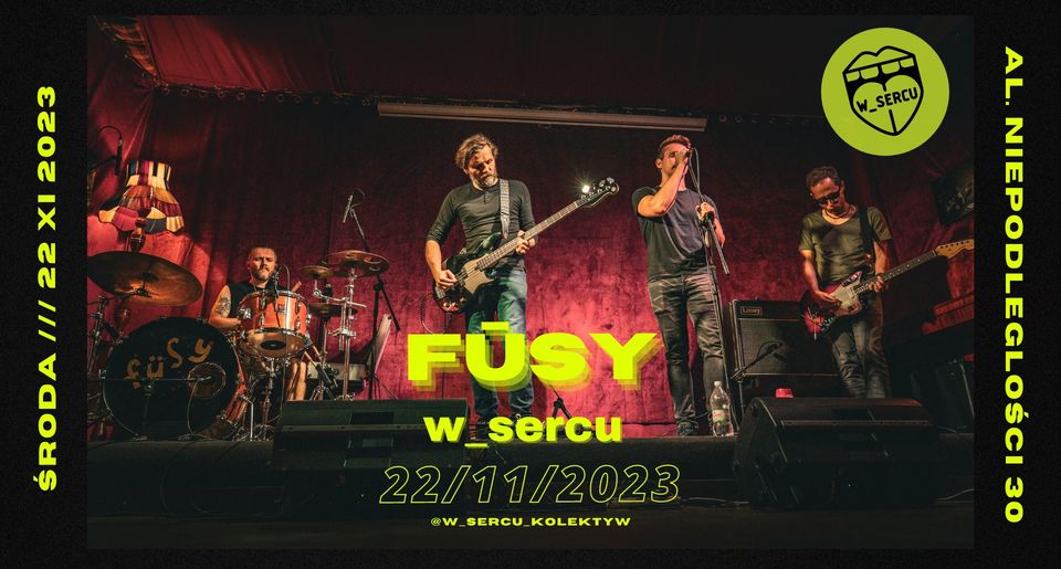 Baner promujący wydarzenie. Nazwa wydarzenia i zdjęcie artystów.