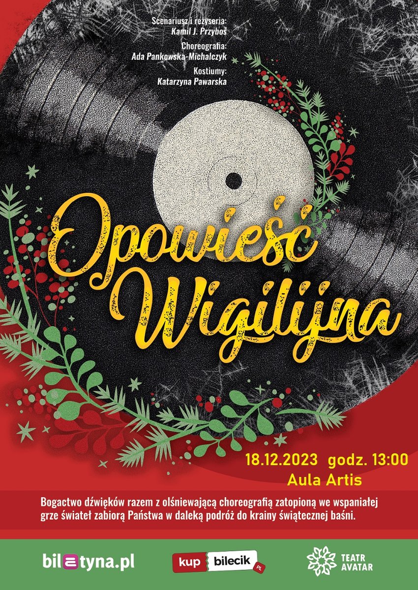 Baner promujący wydarzenie. Nazwa wydarzenia i data.