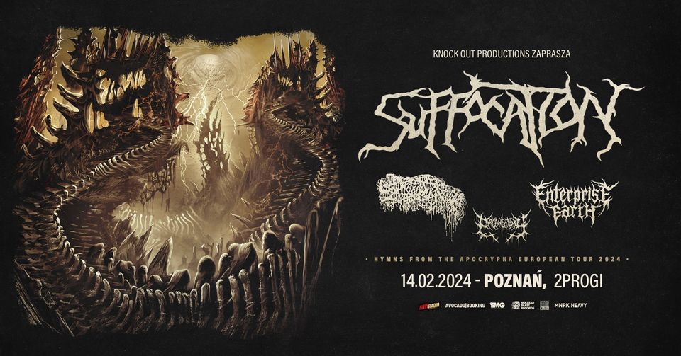 Baner promujący wydarzenie. Nazwy zespołów oraz data i miejsce wydarzenia.