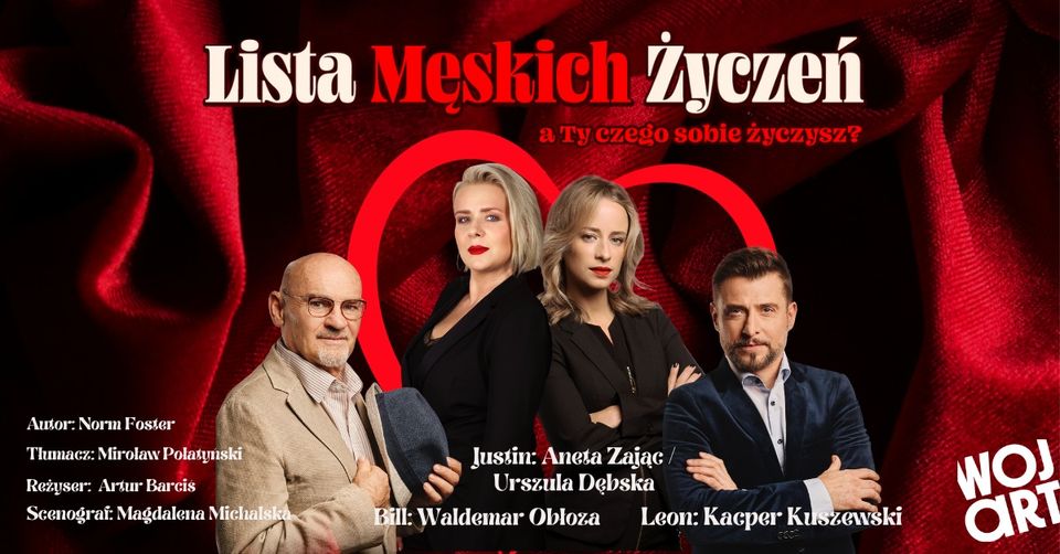 Baner promujący wydarzenie. Nazwa wydarzenia i zdjęcie artystów.