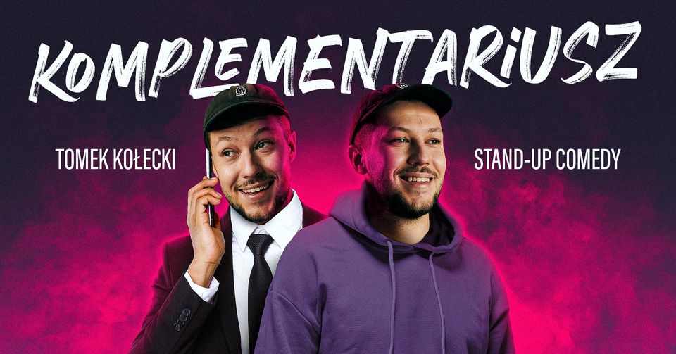 Baner promujący wydarzenie. Nazwa wydarzenia i zdjęcie artysty.