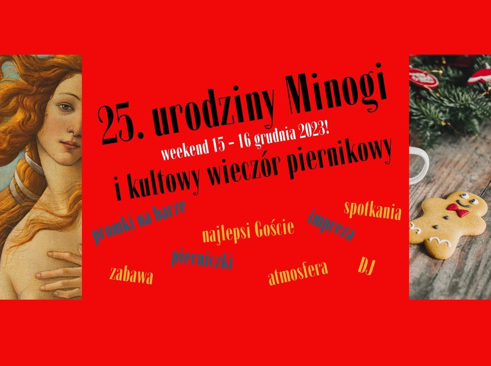 Baner promujący wydarzenie. Nazwa wydarzenia i data.