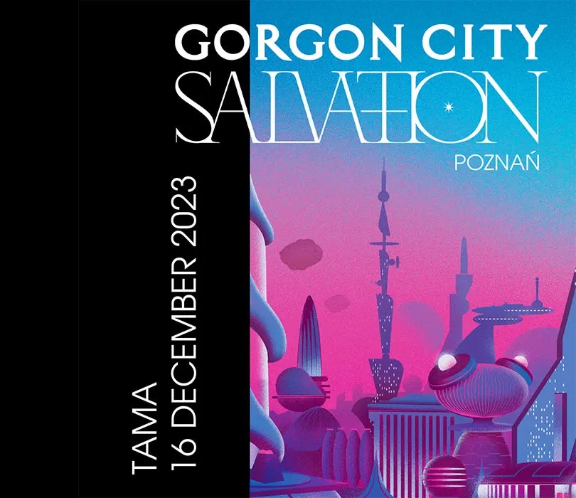 Baner promujący wydarzenie. Nazwa wydarzenia i zdjęcie artystów.