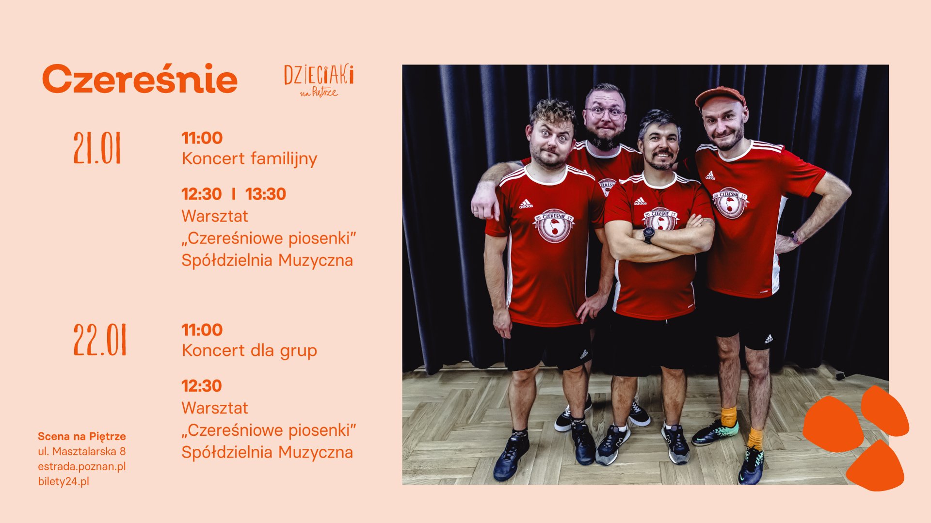 Baner promujący wydarzenie. Nazwa wydarzenia i data.