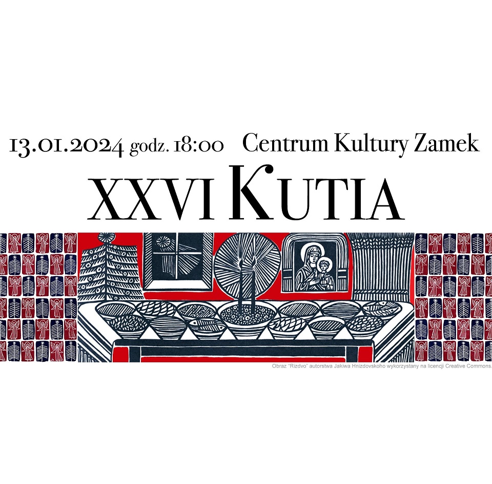 Baner promujący wydarzenie. Nazwa wydarzenia i data.