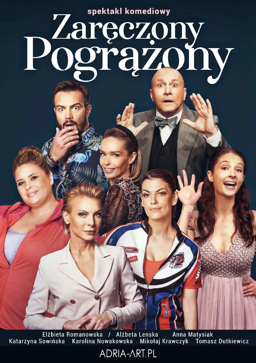 Baner promujący wydarzenie. Nazwa wydarzenia i zdjęcie artystów.