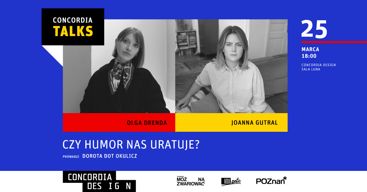Baner promujący wydarzenie. Nazwa wydarzenia i zdjęcie artystek.
