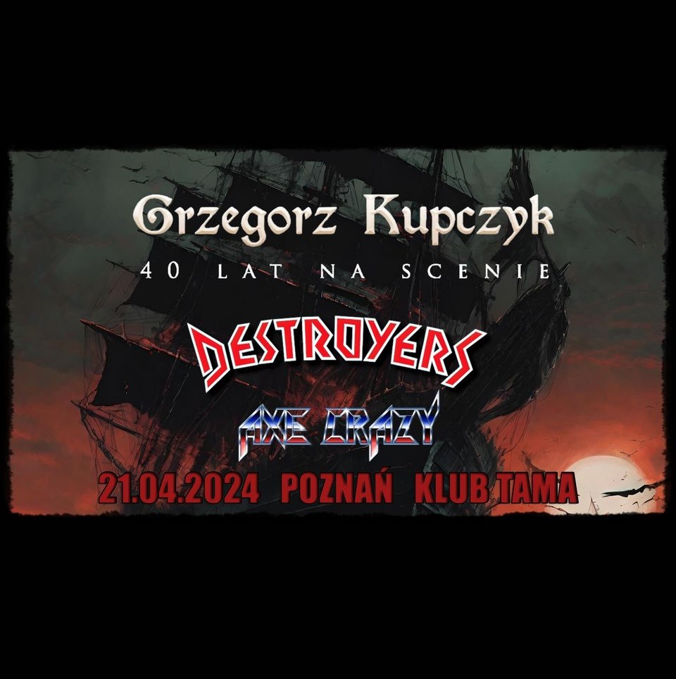 Baner promujący wydarzenie. Nazwa wydarzenia i zdjęcie artystów.