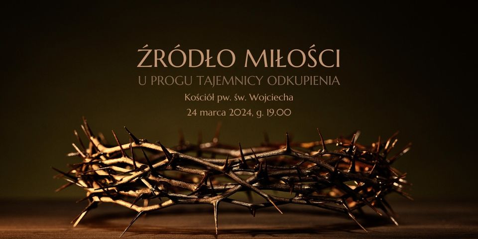 Baner promujący wydarzenie. Nazwa wydarzenia i data.