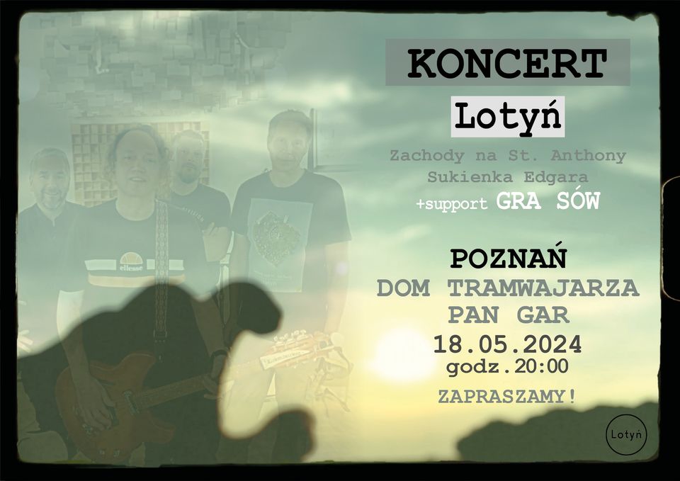 Baner promujący wydarzenie. Nazwa wydarzenia i zdjęcie artystów.