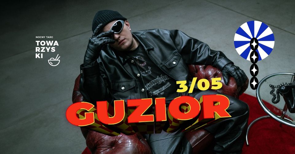 Baner promujący wydarzenie. Nazwa wydarzenia i zdjęcie artysty.