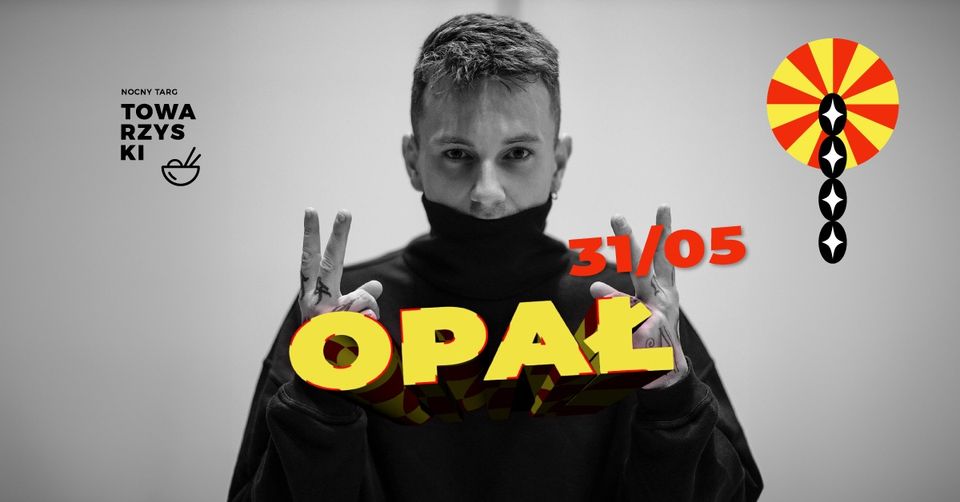 Baner promujący wydarzenie. Nazwa wydarzenia i zdjęcie artysty.