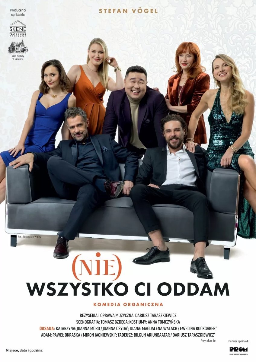 Baner promujący wydarzenie. Nazwa wydarzenia i zdjęcie artystów.