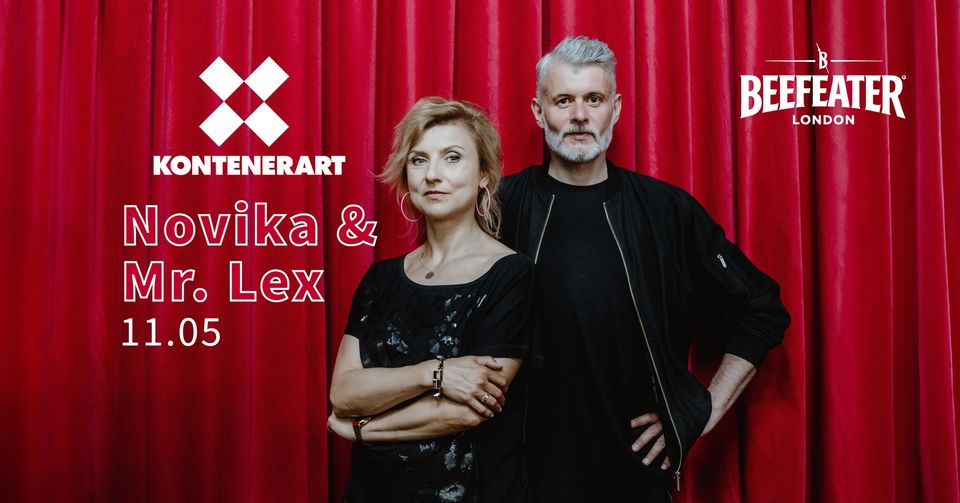 Baner promujący wydarzenie. Nazwa wydarzenia i zdjęcie artystów.
