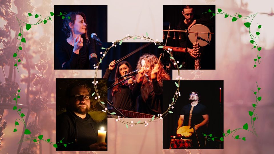 Baner promujący wydarzenie. Nazwa wydarzenia i zdjęcie artystów.