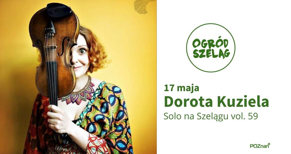 Baner promujący wydarzenie. Nazwa wydarzenia i zdjęcie artystki.