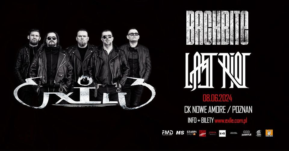 Baner promujący wydarzenie. Nazwa wydarzenia i zdjęcie artystów.