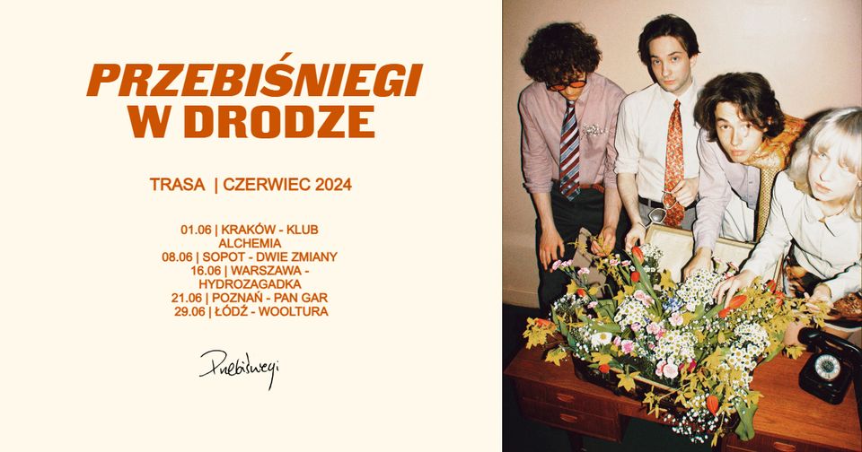 Baner promujący wydarzenie. Nazwa wydarzenia i zdjęcie artystów.