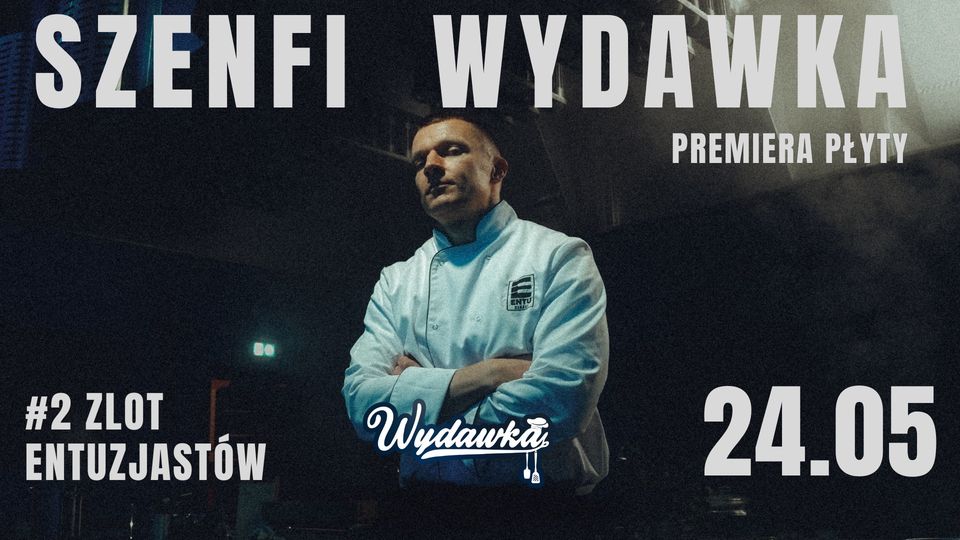 Baner promujący wydarzenie. Nazwa wydarzenia, data i zdjęcie Artysty.