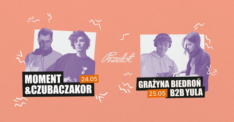 Baner promujący wydarzenie. Nazwa wydarzenia i zdjęcie artystów.