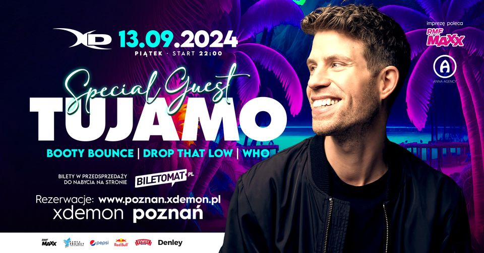 Baner promujący wydarzenie. Nazwa wydarzenia, data i zdjęcie Artysty.