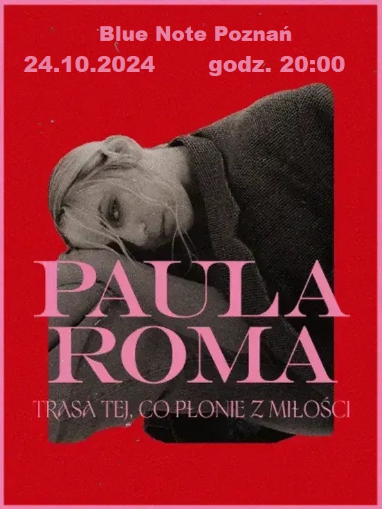 Baner promujący wydarzenie. Nazwa wydarzenia, data i zdjęcie Artystki.
