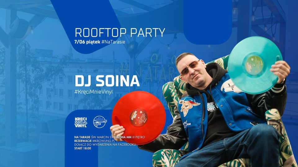 Baner promujący wydarzenie. Nazwa wydarzenia, data i zdjęcie Artysty.