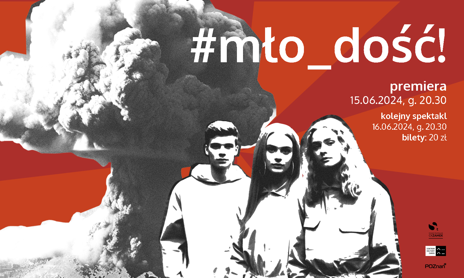 Baner promujący wydarzenie. Nazwa wydarzenia i data.