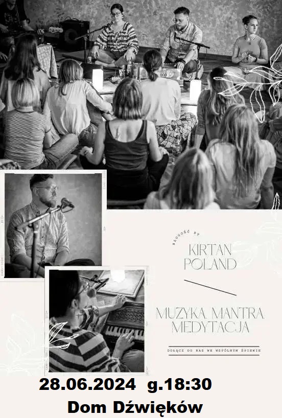 Baner promujący wydarzenie. Nazwa wydarzenia i zdjęcie artystów.