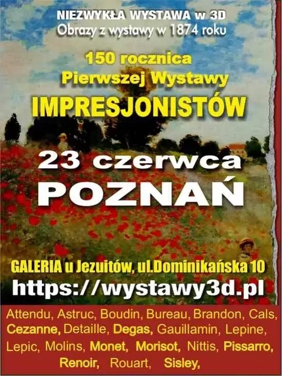 Baner promujący wydarzenie. Nazwa wydarzenia i data.