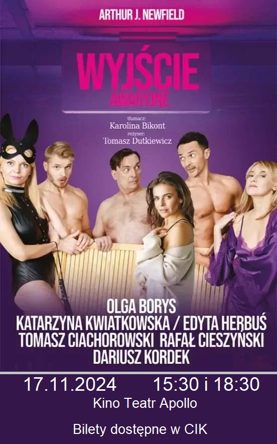 Baner promujący wydarzenie. Nazwa wydarzenia, data i zdjęcie Artystów.